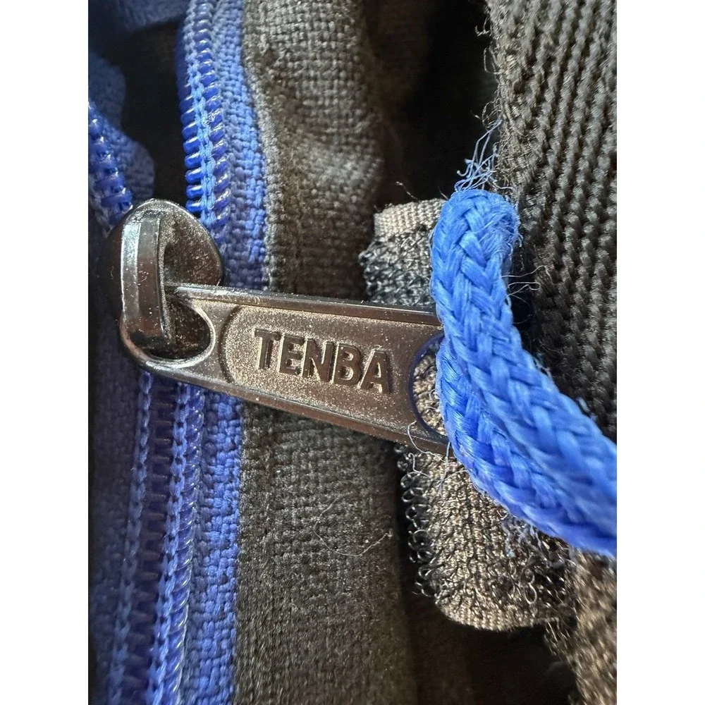TENBA Slingshot Camera Backpack Aqua Lung Photo Gear Bag Black Blue Padded